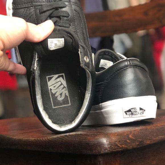 Leather Old Skool Vans - Picture 6 of 6